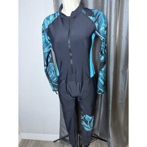 Sbart Beach Women’s‎ Medium Swimsuit Pants 1 Piece Full Cover Fitness Swimwear